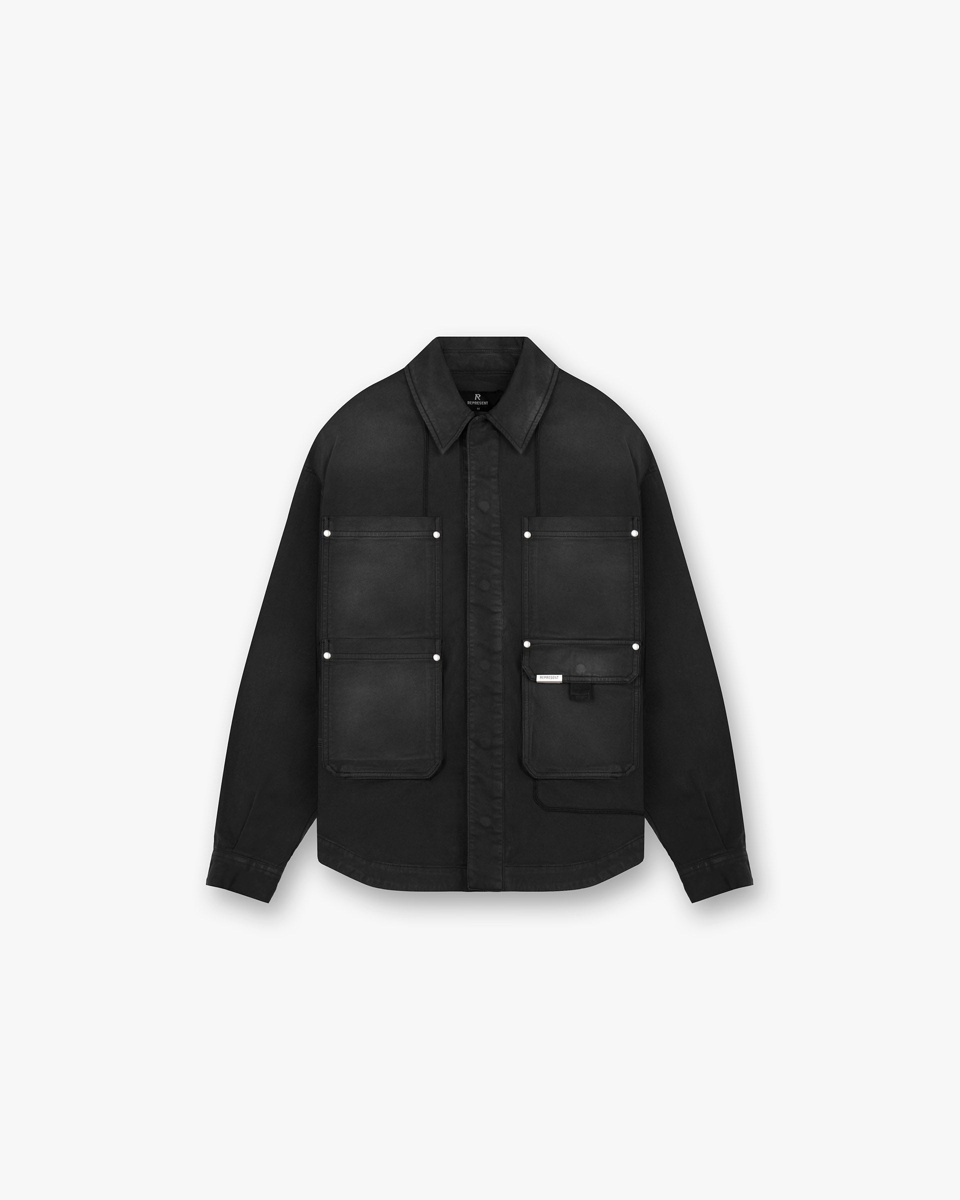 Hot Sale Workshop Shirt – Washed Black